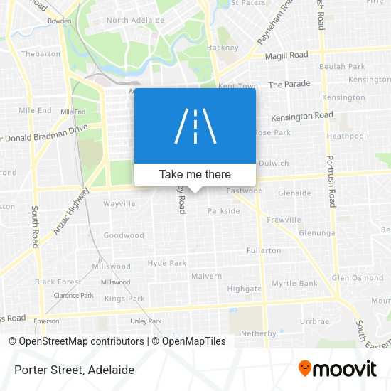 Porter Street map