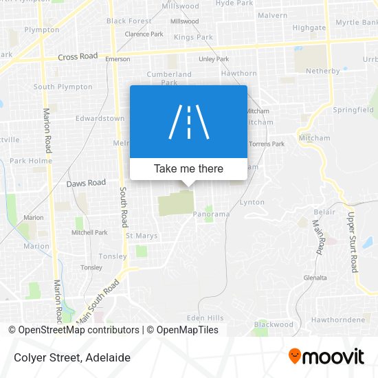 Colyer Street map