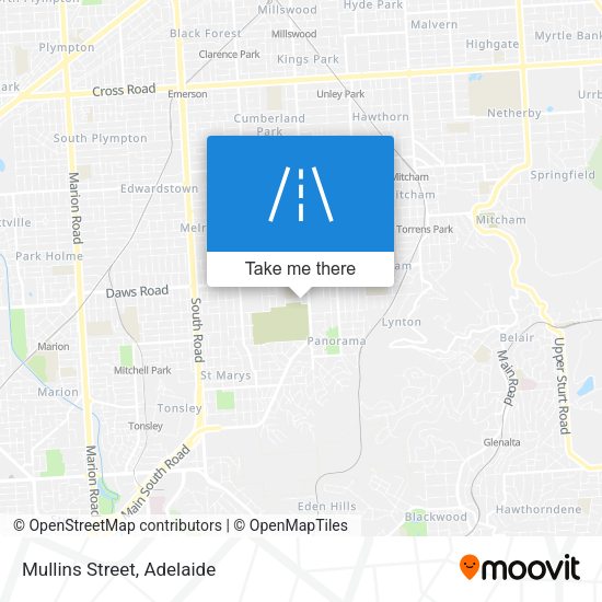 Mullins Street map