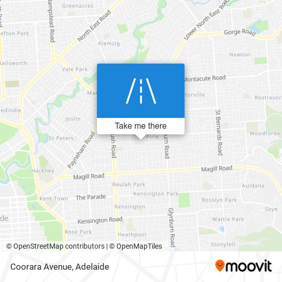 Coorara Avenue map