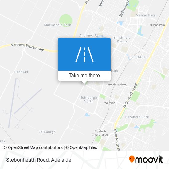 Stebonheath Road map