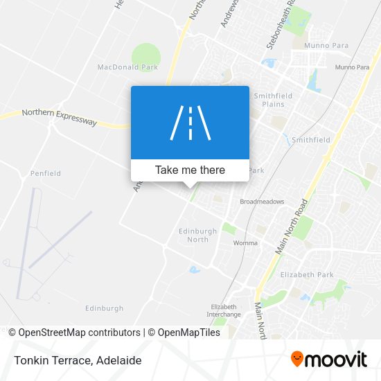 Tonkin Terrace map