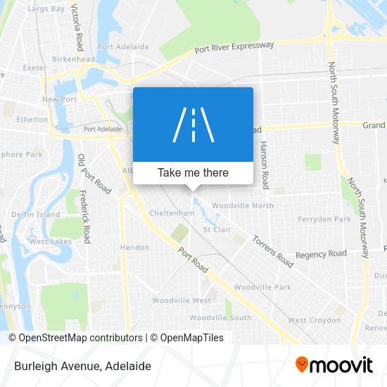 Burleigh Avenue map