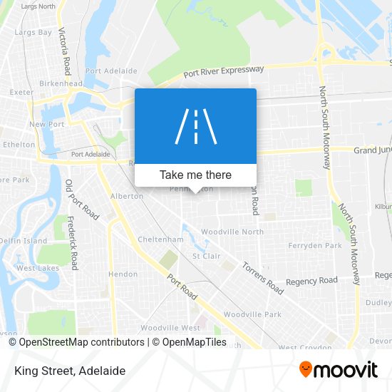 King Street map