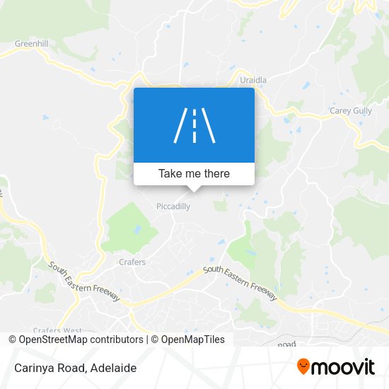 Carinya Road map
