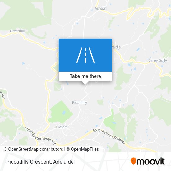 Piccadilly Crescent map