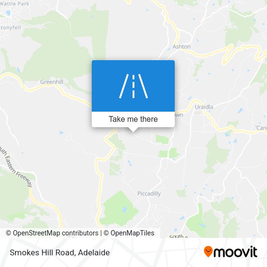 Smokes Hill Road map