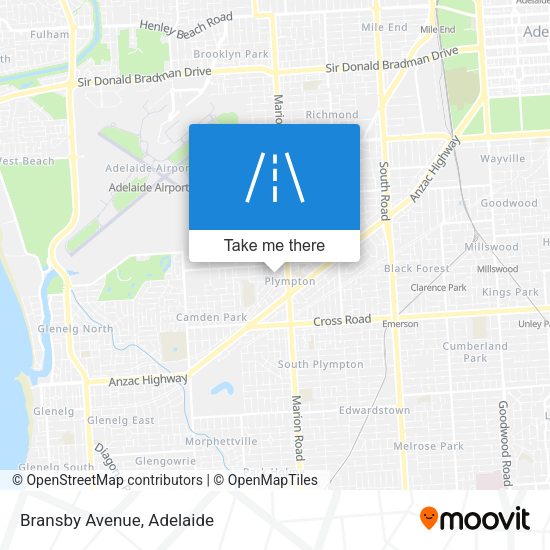 Bransby Avenue map