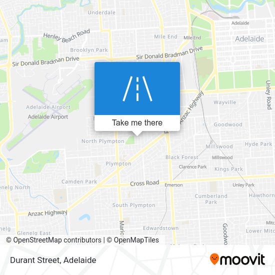 Durant Street map