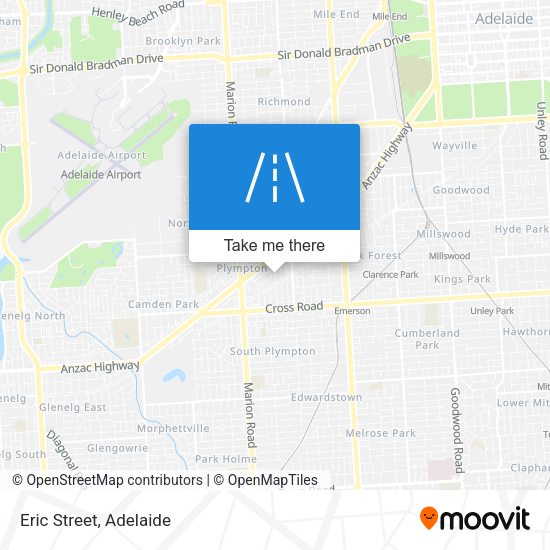 Eric Street map