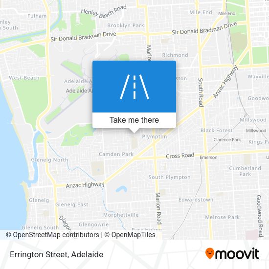 Errington Street map