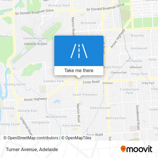 Turner Avenue map