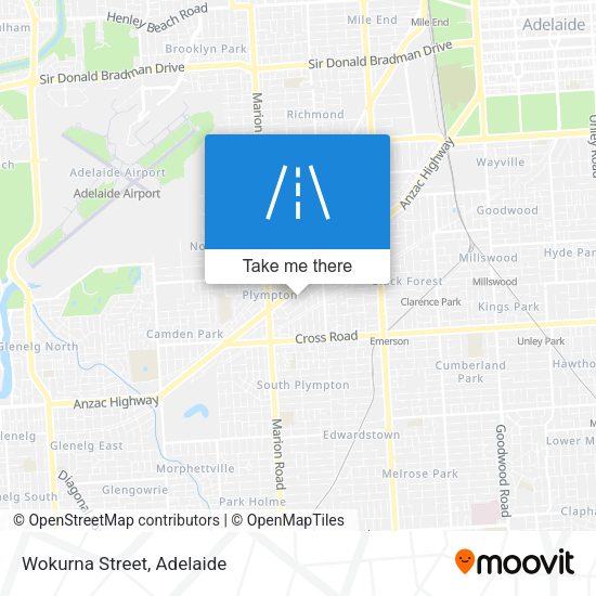 Wokurna Street map