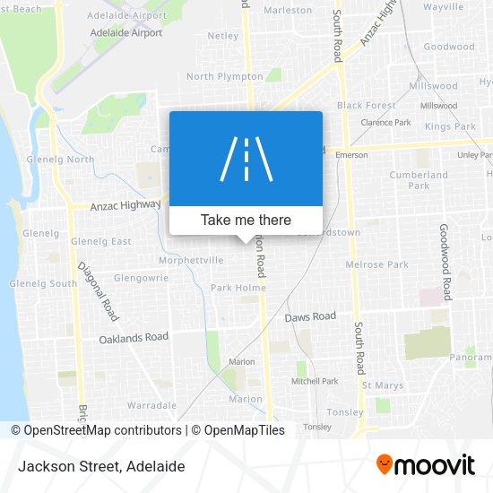 Jackson Street map