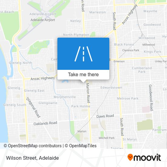 Wilson Street map