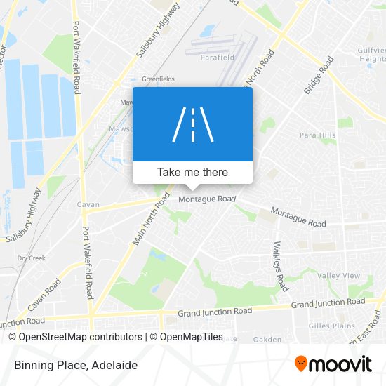 Binning Place map