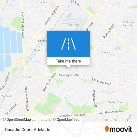 Casadio Court map
