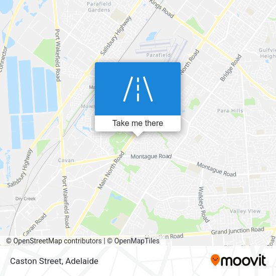 Caston Street map