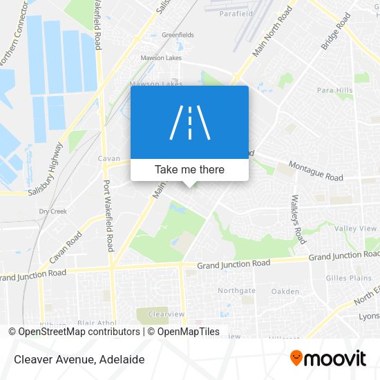 Cleaver Avenue map