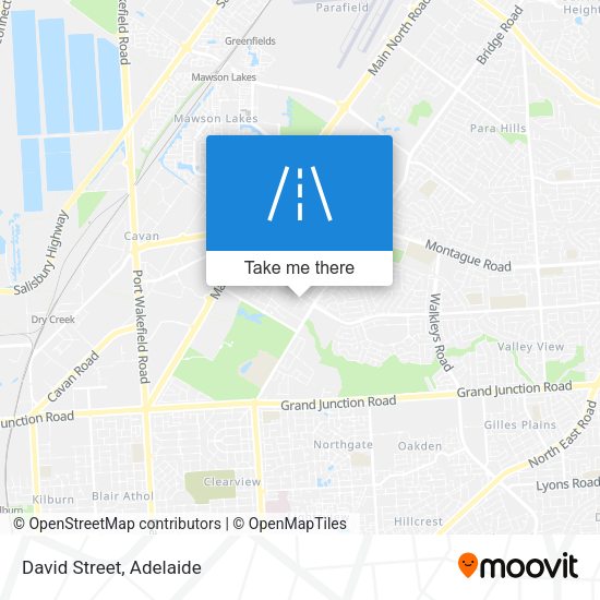 David Street map