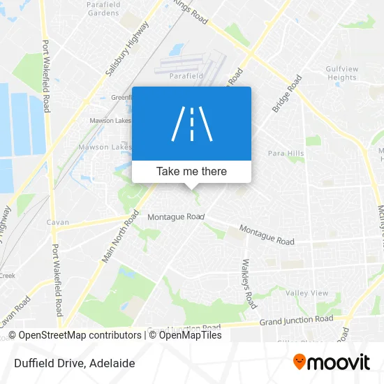 Mapa Duffield Drive