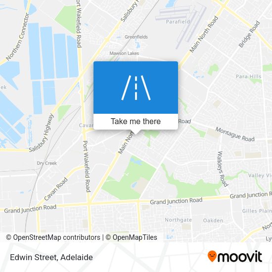Edwin Street map
