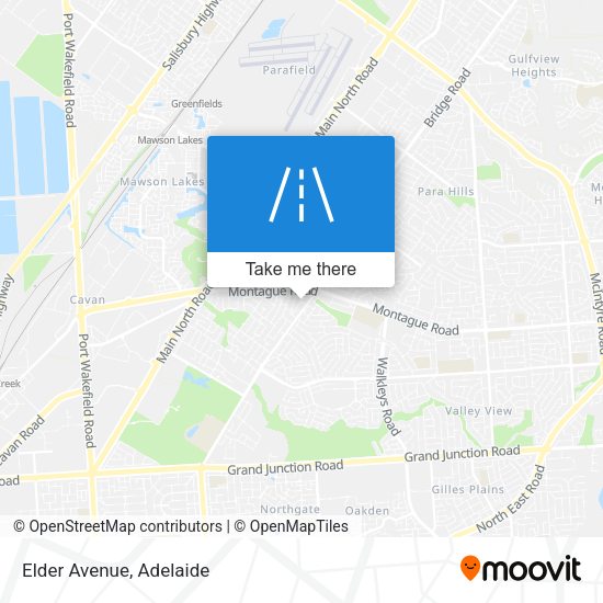 Elder Avenue map