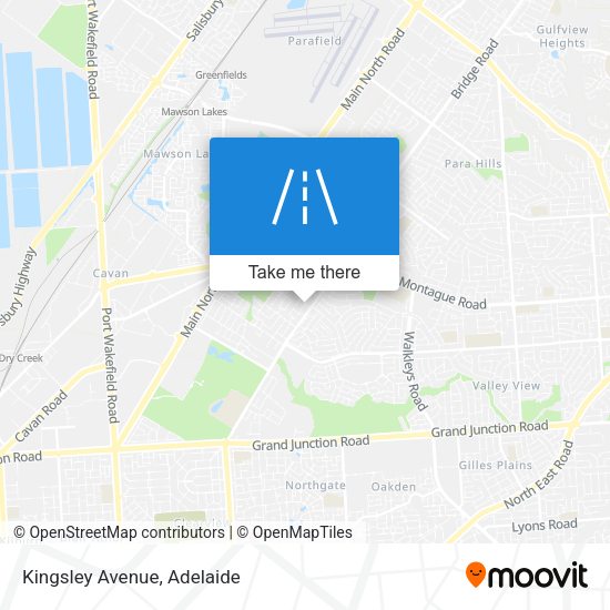 Kingsley Avenue map