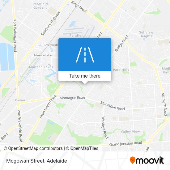 Mcgowan Street map