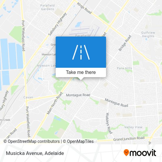 Musicka Avenue map