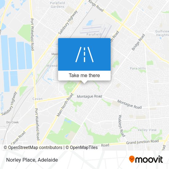 Norley Place map