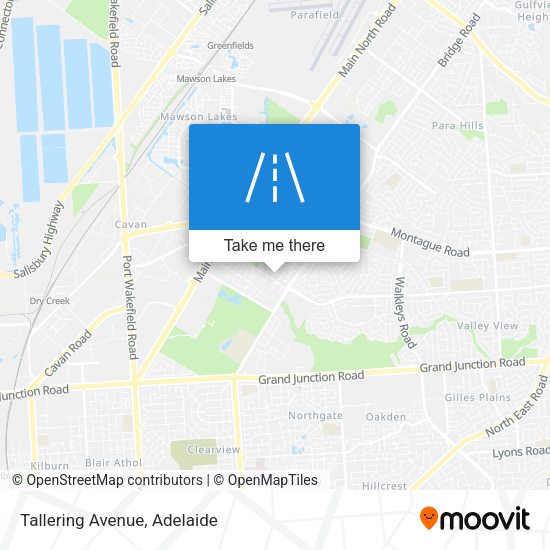 Tallering Avenue map