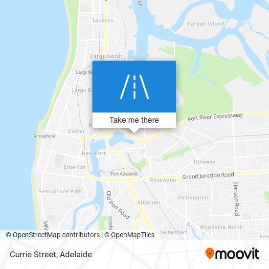 Currie Street map