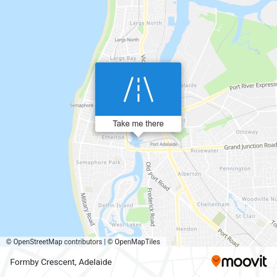 Formby Crescent map