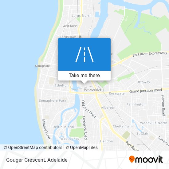 Gouger Crescent map