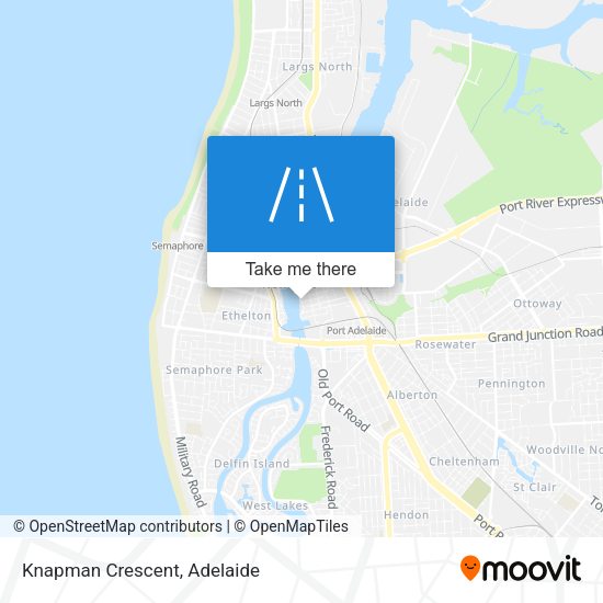 Knapman Crescent map
