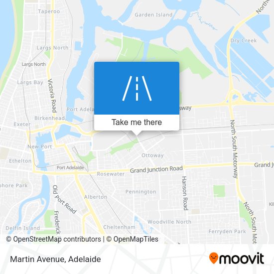 Martin Avenue map