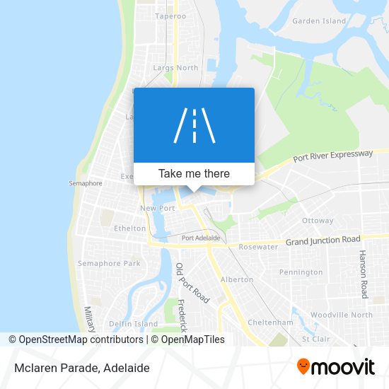 Mclaren Parade map
