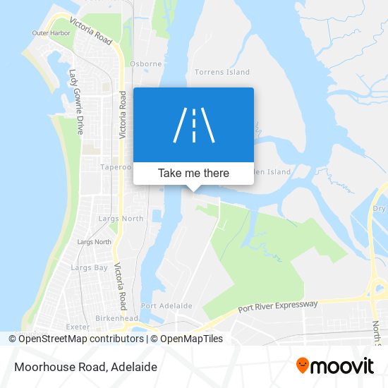 Moorhouse Road map