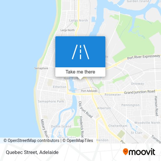 Quebec Street map