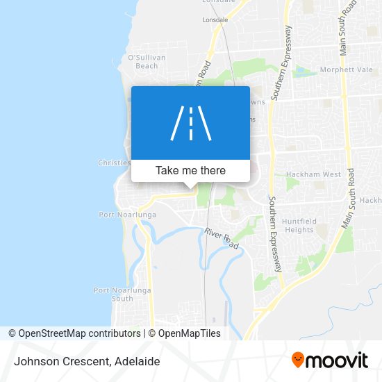 Johnson Crescent map