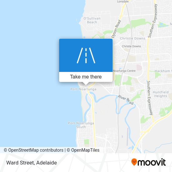 Ward Street map