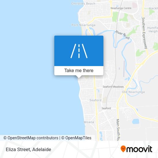 Eliza Street map