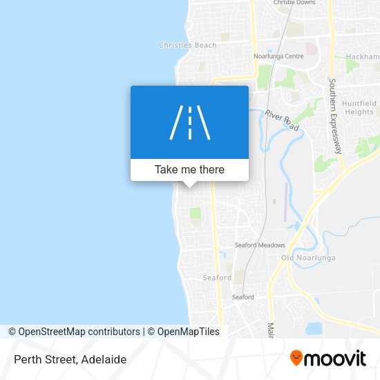 Perth Street map