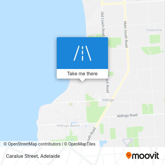 Caralue Street map