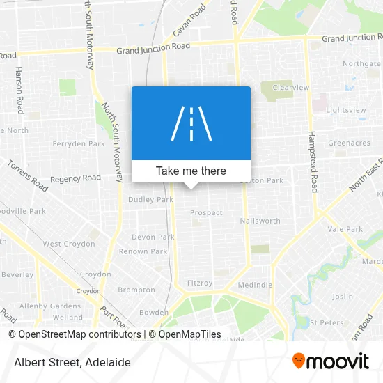 Albert Street map