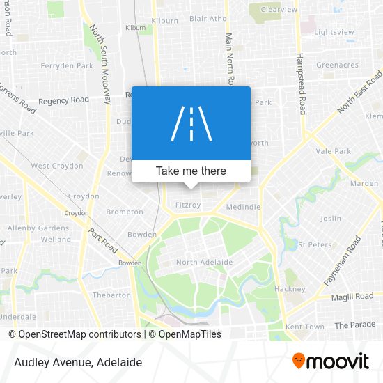 Audley Avenue map