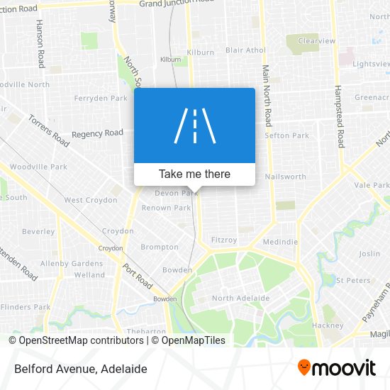 Belford Avenue map
