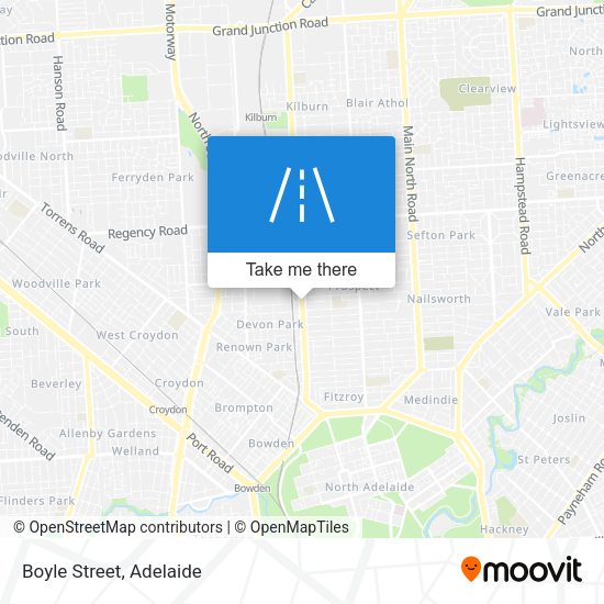 Boyle Street map