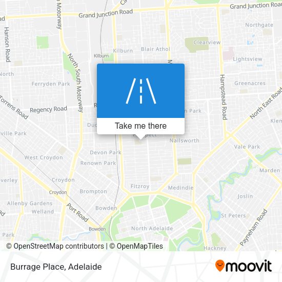 Burrage Place map